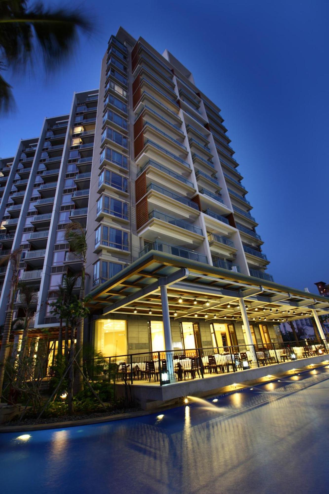 Sanya Seacube Holiday Hotel Buitenkant foto
